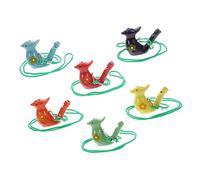 Gadpiparty 6 Pezzi Fischio di Uccelli Acquatici Fischietto per Bambini Fischietto per Uccelli in Porcellana Fischio per Uccelli Riempito d'Acqua Viaggiare Cestino Ceramica Musica