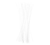 Gadpiparty 60 Pezzi Materiale Floreale di Carta Rattan Filo sospeso Viti Rosa simulare pianta Gambo di Fiore Fai da Te steli di Fiori Decorativi Forniture per fioristi Ferro da Stiro Bianca