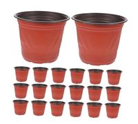 Gadpiparty 60 pezzi Vasi in Plastica per Piante Succulente e Fioriere Indoor Mini Vasi Drenanti Leggeri per Semina e Coltivazione Design Compatto a Due per Balconi e Uffici