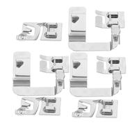Gadpiparty 6Pezzi Multifunzionali per Macchina da Cucire Piedino per Orlo Arrotolato Accessori per Cucito Compatibili con Macchine Singer e Brother