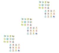 Gadpiparty 72pezzi Adesivi Per Traguardi Del Ragazzo Ragazza Adesivi Mensili Creativi Con Animali Per Foto Memorabili e Condivisione Sui Social