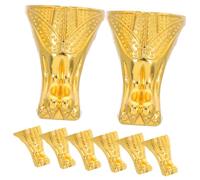 Gadpiparty 8 Pezzi Angolari Vintage in per Mobili Piedi Decorativi Antiscivolo per Casse e Armadietti Supporti Robusti in Facile Installazione senza Attrezzi Gambe Angolari
