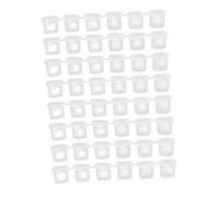 Gadpiparty 8 Pezzi Mini Barattoli Vernice Vuoti con Coperchi Contenitori Plastica Leggeri per Pittura Organizer Scomparti per Scuole Laboratori e Campi Estivi