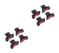 Gadpiparty 8pezzi Controller Per Giochi Mobile Pulsanti Di Attivazione Per Smartphone Supporto Per Gioco Con Joystick Per Migliorare Punteggio Compatibile Con Tablet e Cellulari Nero e Rosso