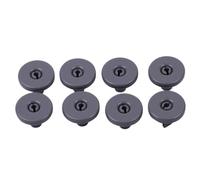 Gadpiparty 8pezzi Kit Ruote Cesto Inferiore Per Lavastoviglie in Plastica Grigia Accessori Riparazione Resistenti Compatibili Con Vari Modelli