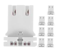 Gadpiparty 8pezzi Portalampada Di Ricambio Base Della Lampada Adatta Per Lampade Da Scrivania e Fari Materiale Resistente e Duraturo Per Uso Interno Ed Esterno