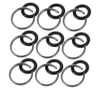 Gadpiparty 9 Set Anelli Sicurezza per Chiave Impatto in Ferro Resistente con O-ring Kit Accessori per Avvitatore Elettrico e Facile Installazione con Pinze