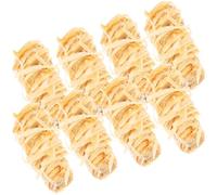 Gadpiparty Accendifuoco a Carbone Portatile 8 Pezzi, Bastoncini Accendifuoco per Barbecue e Campeggio all'Aperto, Legnetti Leggeri e Compatti per Accendere Carbonella Senza Petrolio,