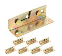 Gadpiparty Accessori per Mobili 8 Pezzi Cerniera Fibbia Singola in Ferro Kit Montaggio Robusto per Sponda Letto Dimensioni 3.15X0.98X0.87In Ferramenta per Sponde Letto Anziani