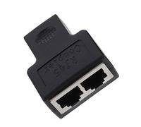 Gadpiparty Adattatore Ethernet Da Porte Splitter Per Connessione Di Rete Supporta Condivisione Simultanea Tra Due Dispositivi Utilizzabile Scuola Casa e Ufficio