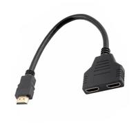 Gadpiparty Adattatore Video Splitter Sdoppiatore per Tv Proiettori e Console Trasmissione Video Stabile con Connettori Placcati