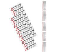 Gadpiparty Adesivi Anti-Pubblicità in PVC Impermeabili Cartelli Autoadesivi Resistenti alle Intemperie per Porte di Casa Set da 7 Fogli 10 Adesivi per Porta e Pareti Esterne Comunicazione