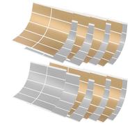 Gadpiparty Adesivi Grattabili Oro e Argento 600 Pezzi 60X25Mm Rettangolari per Lotteria Fai da Te e Rivelazione del Sesso