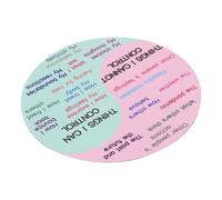 Gadpiparty Adesivi Magnetici per Laptop Ruota delle Sticker PVC per Apprendimento Positivi per Sviluppare Competenze Comunicative e Relazionali