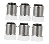Gadpiparty Aggiorna I Tuoi Apparecchi Di Illuminazione - Confezione Da 6 Convertitori Per Portalampada B15d A E14 Con Filettatura Portalampada Di Ricambio Universale Per Uso Domestico