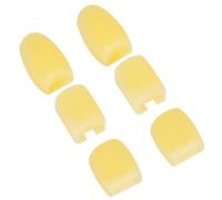 Gadpiparty Alzatasti Laterali Installazione Stabile Accessori per Chiave Sassofono 6 Pezzi in Silicone Giallo per Riparazione e Regolazione per Sassofono