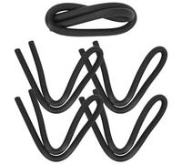 Gadpiparty Asta di Supporto in Schiuma 25Mm Nera 5 Pezzi per Riempimento Fessure Divani Impugnature Antiscivolo per Copridivano Tubo Modellabile per Fissaggio Fodere e Cuscini Soluzione