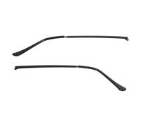 Gadpiparty Aste di Ricambio per Occhiali in Metallo Neri, Coppia di Bracci per Montatura, Resistenti e Leggere per Occhiali da Sole da Vista