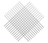Gadpiparty Aste in Acciaio Inossidabile Argento per Fissaggio, Resistenti a Piegature e Deformazioni, Compatibili Crochet Board Pegs per Modellismo e Strutture Artigianali, Confezione da 24