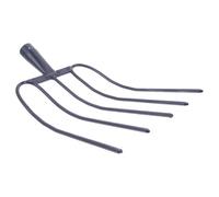 Gadpiparty Attrezzo Manuale Robusto per Letame e Erba Strumento Agricolo Multifunzionale con Denti Solidi per Uso Domestico e