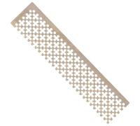 Gadpiparty attrezzo Righello di Arte del Diamante Disegnare sovrano Righello per Pittura con Strass Righello da Disegno Fai da Te righelli Mesh Fai da Te Acciaio Inossidabile