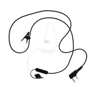 Gadpiparty Auricolare a per Acustico e Comunicazione Mani Isolamento Libere Mono Filo Nero Tubo Cristallino Compatibile per Operatori e Emergenze