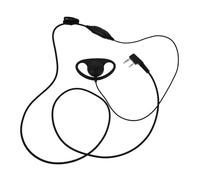 Gadpiparty Auricolare per Interfono con Doppio Cavo Clip Design per Conversazioni Private e Protezione Orecchio Comodo e Pratico per Uso Quotidiano