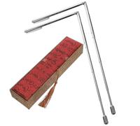 Gadpiparty Bacchette da Rabdomante e Assemblaggio Semplice in Acciaio Inossidabile per Ricerca Acqua, Set Pratico e Rilevamento Sorgenti Outdoor, Forma Unica per Divinazione Feng Shui