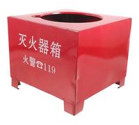 Gadpiparty Base Supporto Stabile e Affidabile per Estintore in Ferro Rosso 2-4kg Ampia Applicabilità per Estintori da Casa e Camper