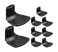 Gadpiparty Bocchino per Flauto 9 Pezzi in Resina Nero con Adesivi di Montaggio Accessori per Migliorare la Direzione del Soffio in Allenamento Musicale