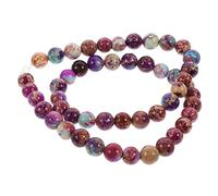 Gadpiparty Bracciale Donna con Perline Imperiale Blu e Circa Gioiello Artigianale Fai da Te per Matrimonio e Speciali