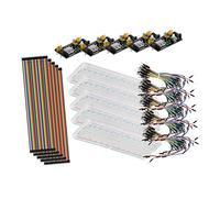 Gadpiparty Breadboard Kit Punti Cavi Jumper Per Breadboard Modulo Alimentatore Di Apprendimento Per Principianti Elettrotecnica
