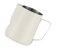 Gadpiparty Brocca per Schiumare Latte in Acciaio Inox 304 da 600 Ml Beccuccio Ergonomico per Caffè Espresso Tazza per Montare Latte e Panna e Uso in Cucina Professionale