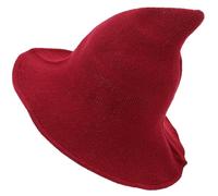 Gadpiparty Cappello da Strega Halloween in Lana Delicata Punta a Cono, Lavabile e Multiuso per Feste a Tema e Performance, Decorazione Classica per Halloween