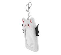 Gadpiparty Carte Peluche con Clip Demone Custodia Morbida Protettiva per Id per Studenti e Personale Sanitario