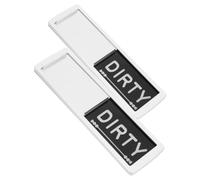 Gadpiparty Cartello Pulito/sporco Per Lavastoviglie - 2 Pezzi Supporto Aiuto Per La Pulizia Della Cucina