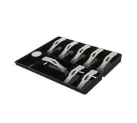 Gadpiparty Cash Holder Organizer With Clip Cash Drawer Storage Box For Retail Supermarket And Service Counters