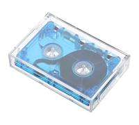 Gadpiparty Cassette Audio Vuote 40-60 Minuti Trasparenti Blu Nastro per Registratore a Cassetta Alta Frequenza Cassette per Interviste e Registrazioni Vocali Uso Portatile per Studio e