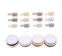 Gadpiparty Catene per Creazione Gioielli Accessori Kit Fai da Te Moschettoni Congiunzione Materiale Collane Bracciali Decorazione