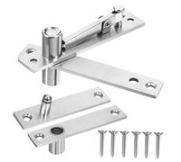 Gadpiparty Cerniera Pivot Invisibile Pesante per Porte in Acciaio Inossidabile Resistente Installazione Facile per Porte Nascoste e Librerie Segrete Rotazione