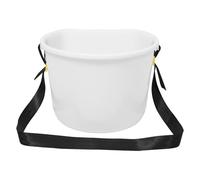 Gadpiparty Cestino per la raccolta delle bacche: secchio per la raccolta delle bacche da giardino con tracolla regolabile, contenitore agricolo in plastica per agente antighiaccio per raccolti di