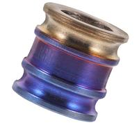 Gadpiparty Ciondolo in Titanio Per Portachiavi e Cordino Perlina in Titanio Fai Da Te Per Accessori Da Viaggio Design Semplice e Compatto Per Collane e