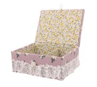 Gadpiparty Cofanetto da Cucito Tessuto Ricamo Portaoggetti per Aghi da Cucito Contenitore per Cucire per Forniture da Cucito Custodie per Aghi Custodia per Aghi da Cucito Portatile Stoffa