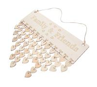 Gadpiparty Compleanno Appendere Lavagna Memorandum Famiglia e Kit DIY Decorazione Rustica per Casa e Aula
