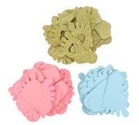 Gadpiparty Confetti di Carta a Forma di Impronta 200 Pezzi per Decorazioni Party e Compleanni, Decorazione Tavolo Colorata e Originale per Palloncini e Feste