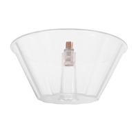 Gadpiparty Contenitore per Raccolta Olio Cappa Aspirante 4,9' Trasparente Resistente al Calore con Filettatura 0,2' e Design Anti-perdite, Raccogli Grasso Riutilizzabile per Cucina Facile