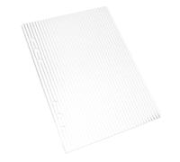 Gadpiparty Copertina per Raccoglitore Acrilico Design Rimovibile e Personalizzabile per Planner e Quaderni Costruzione Resistente per Tuoi Documenti