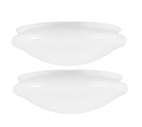 Gadpiparty Copertura Paralume a Cupola in Plastica per Plafoniera da Soffitto, 2 Pezzi Clip Avvitabile, Diametro 18,7 Cm, Paralume Leggero per Camera da Letto, Cucina, Bagno e Balcone