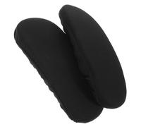 Gadpiparty Copri Braccioli Sedia Ufficio Elasticizzato in Tessuto Jacquard Elegante Traspirante e Morbido Copertura Lavabile e Antipiega per Sedie da Computer e Poltrone Ergonomiche da Nero