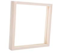 Gadpiparty Cornice in Legno Grezzo per Foto Cornice in Legno Acrilico Fai da Te Progetto Artistico Montaggio Parete
